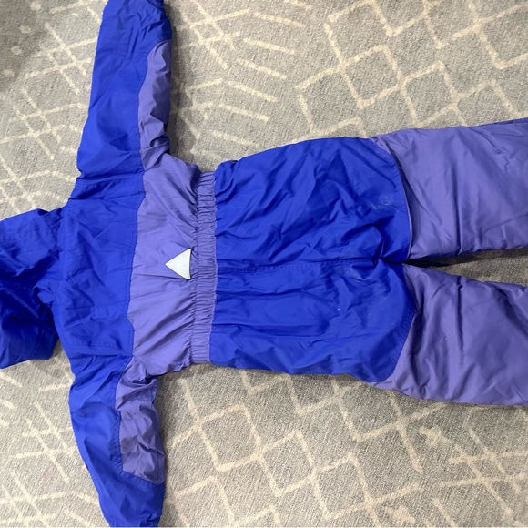 L.L. Bean Purple Snowsuit with Hood - Picture 2 of 4
